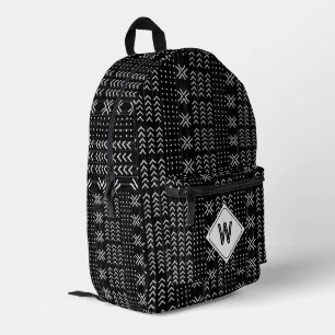 Mittelafrikanische Monogram-Schule Bedruckter Rucksack