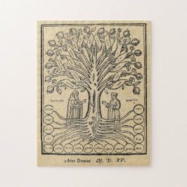 Mittelalter Baum der Wissenschaften Puzzle