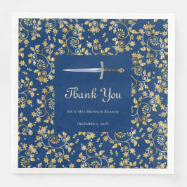 Mittelalter Gold Serviette