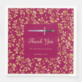 Mittelalter Gold Serviette