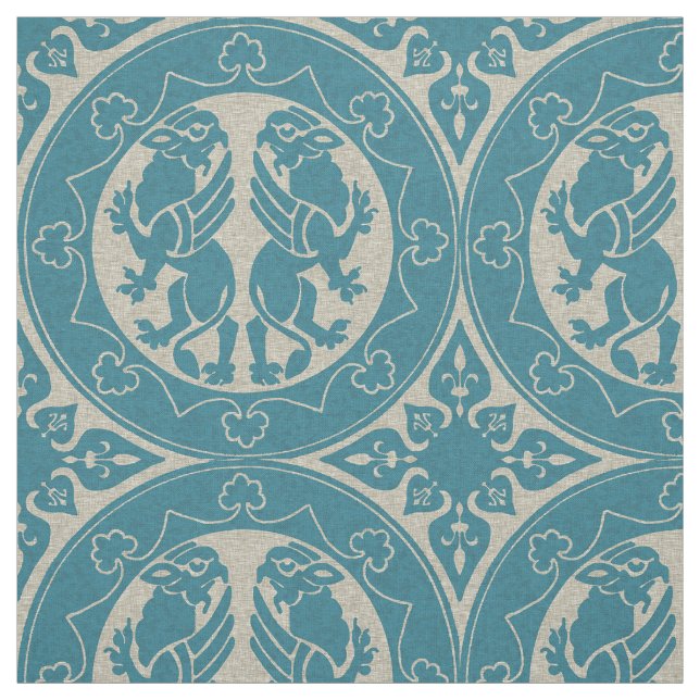 Mittelalter Griffins Stoff (Muster)