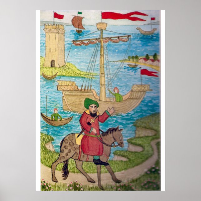 Mittelalter in England - Pilger aus Canterbury Poster (Vorne)