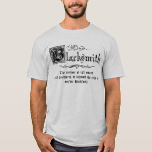 Mittelalter Meister Blacksmith T-Shirt
