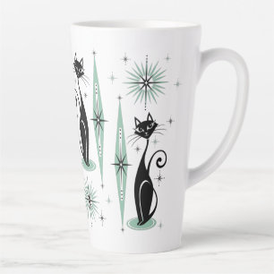 Mittelalter Meow Retro Atomkatzen ©studioxtin Milchtasse