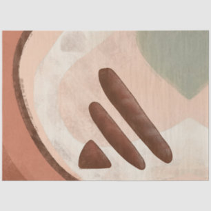 Mittelalter Moderne Bio Abstrakte Kunst Seidenpapier