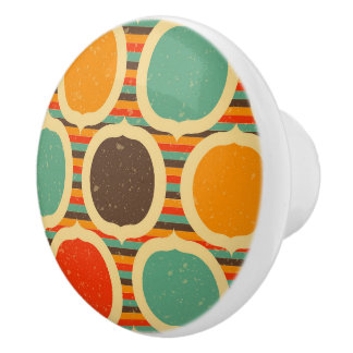 Mittelalter Moderne geometrische 5 Keramikknauf