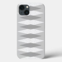 Mittelalter Moderne graue Raute iPhone / iPad Fall