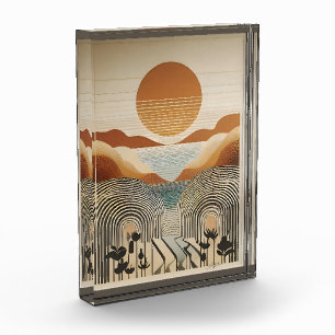 Mittelalter Moderne Kunst, Dichtung und Musik Fotoblock