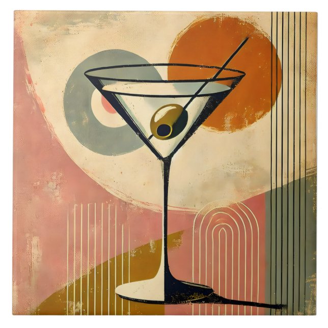 Mittelalter Moderne Kunst Martini Fliese (Vorderseite)