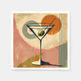 Mittelalter Moderne Kunst Martini Serviette