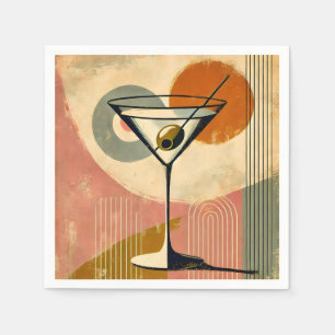 Mittelalter Moderne Kunst Martini Serviette
