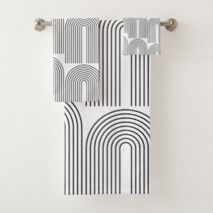 Mittelalter Moderne Minimalistische Kunstschätze Badhandtuch Set