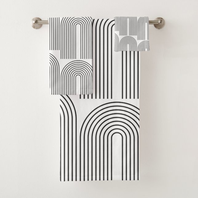 Mittelalter Moderne Minimalistische Kunstschätze  Badhandtuch Set (Insitu)