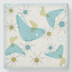 Mittelalter Moderne Sternexplosion Untersetzer Set