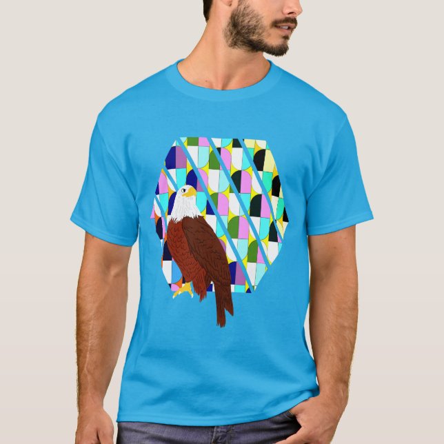 Mittelalter moderner Adler T-Shirt (Vorderseite)