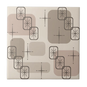 Mittelalter Moderner Sputnik Taupe Fliese