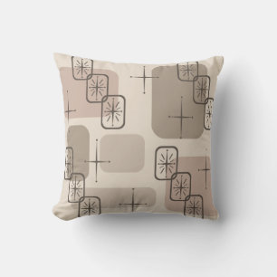 Mittelalter Moderner Sputnik Taupe Kissen