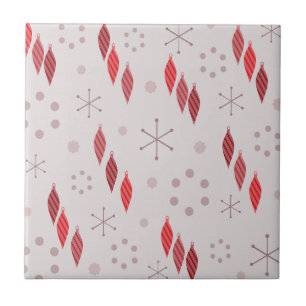 Mittelalter Moderner Winter Rot Fliese