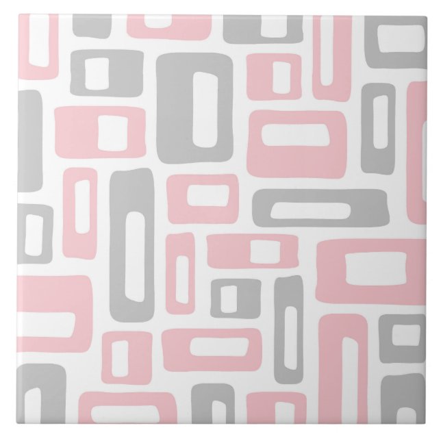 Mittelalter Modernes Abstraktes Muster Fliese (Vorderseite)