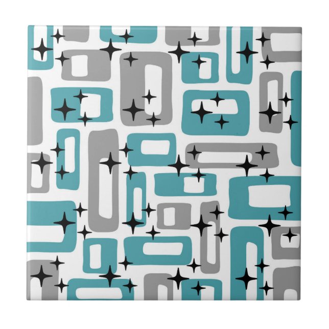 Mittelalter Modernes Abstraktes Muster Fliese (Vorderseite)