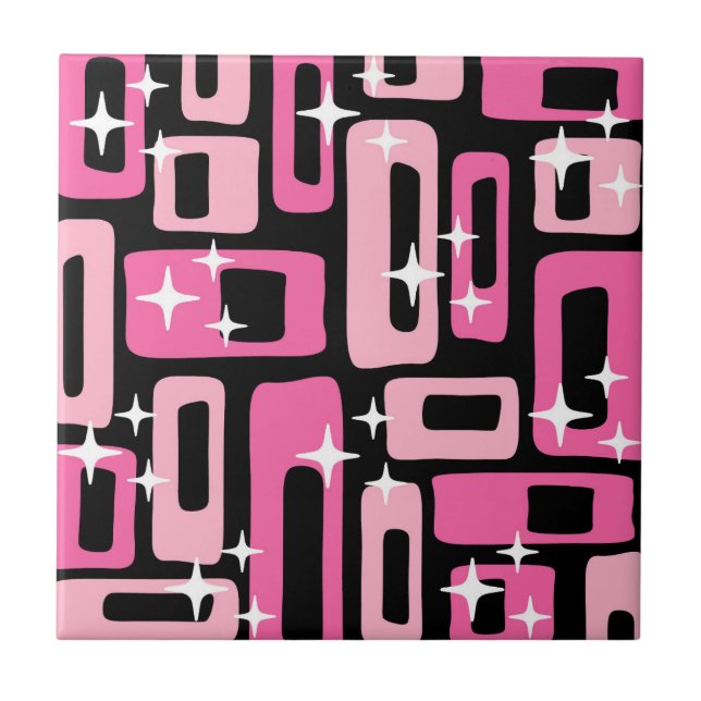 Mittelalter Modernes Abstraktes Muster Fliese (Vorderseite)