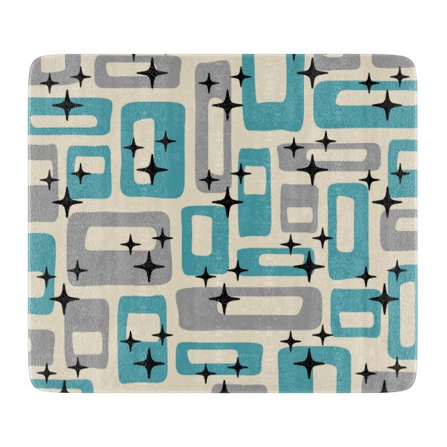 Mittelalter Modernes Abstraktes Muster Schneidebrett (Vorderseite)