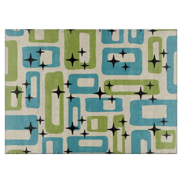 Mittelalter Modernes Abstraktes Muster Schneidebrett (Vorderseite)