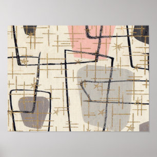 Mittelalter Modernes Abstraktes Poster