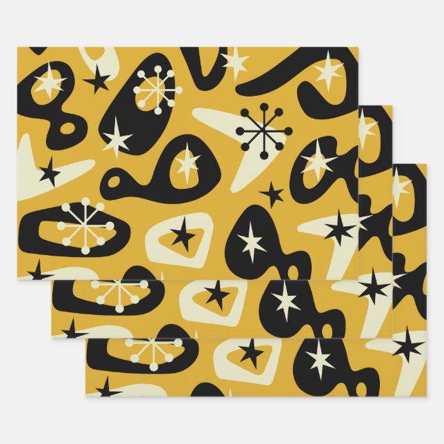 Mittelalter Modernes Atomprogramm Abstrakt Geschenkpapier Set (Set)