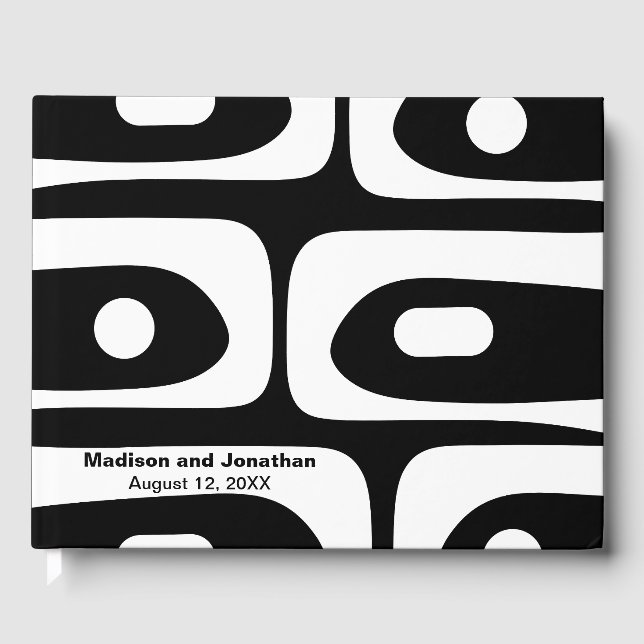 Mittelalter Modernes Retro Piquet Personalisiert Gästebuch (Vorderseite)