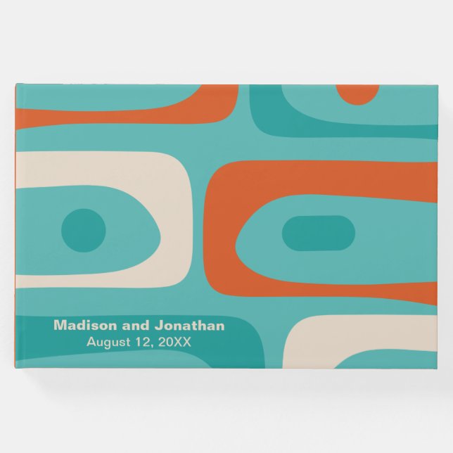 Mittelalter Modernes Retro Piquet Personalisiert Gästebuch (Vorderseite)