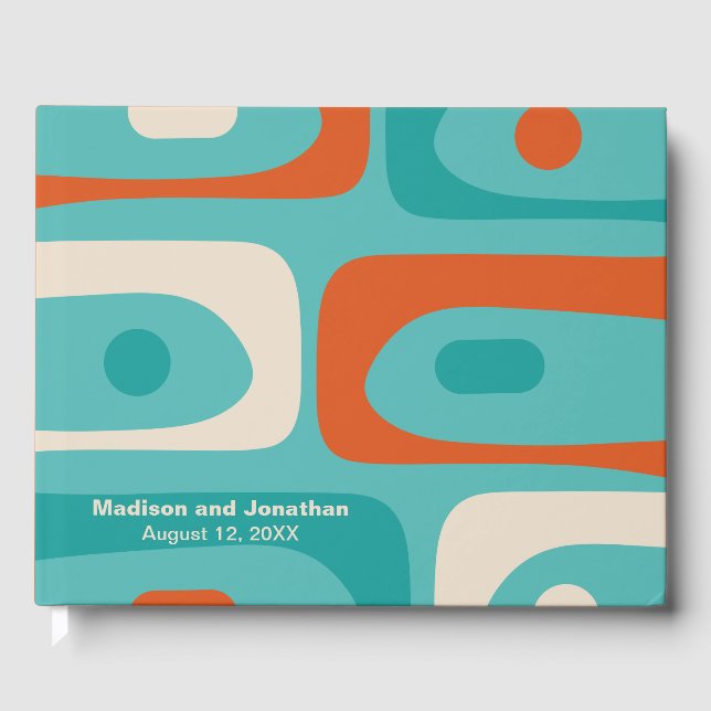 Mittelalter Modernes Retro Piquet Personalisiert Gästebuch (Vorderseite)