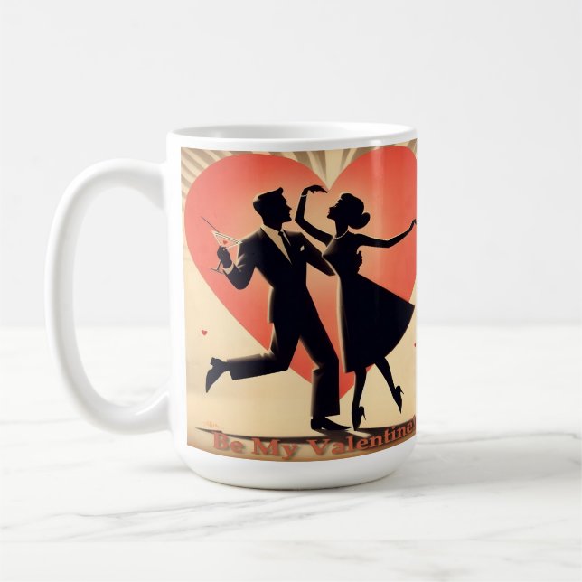 Mittelalter Modernes Valentine Tanzpaket Kaffeetasse (Links)