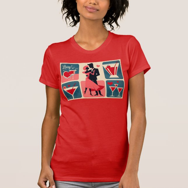 Mittelalter Modernes Valentine Tanzpaket T-Shirt (Vorderseite)