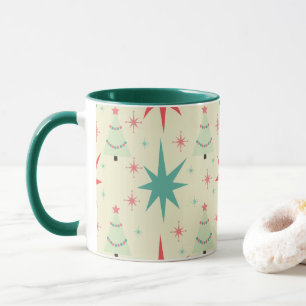 Mittelalter Modernes Weihnachtsmuster Tasse