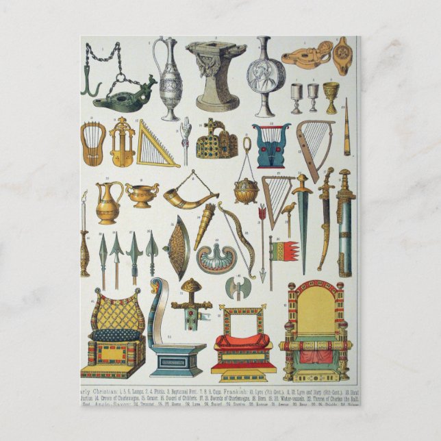 Mittelalter Postkarte (Vorderseite)