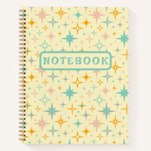 Mittelalter-Retro-Designstars Notizbuch