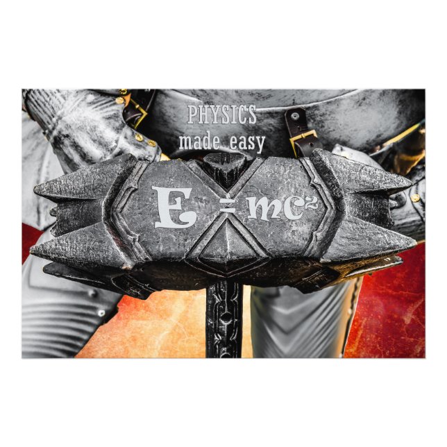 Mittelalter Ritter - Physik leicht gemacht Fotodruck (Vorne)