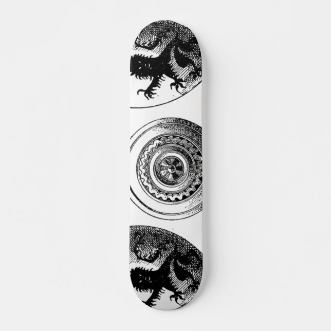 Mittelalter-Schilde Skateboard (Vorne)