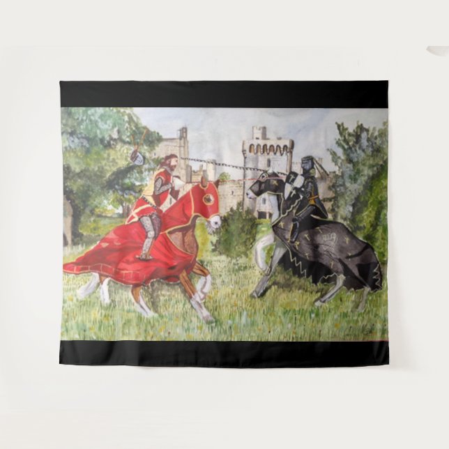 Mittelalter Wandteppich (Vorderseite (Horizontal))