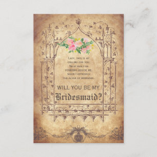 Mittelalter wirst du meine Bridesmaid sein? Einladung