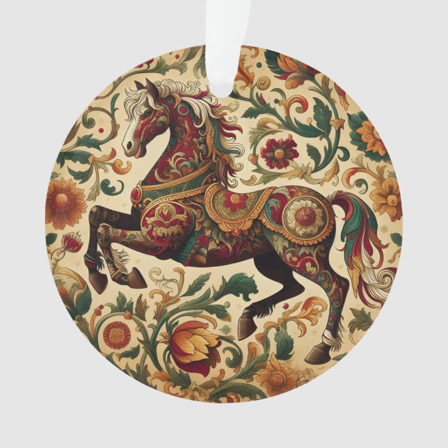 Mittelalterlich die verzauberte Stimmung im Blut Ornament (Vorderseite)