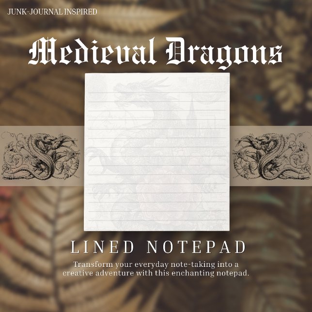 Mittelalterlich Drache Junk-Journal Inspiriert Lin Notizblock (Von Creator hochgeladen)