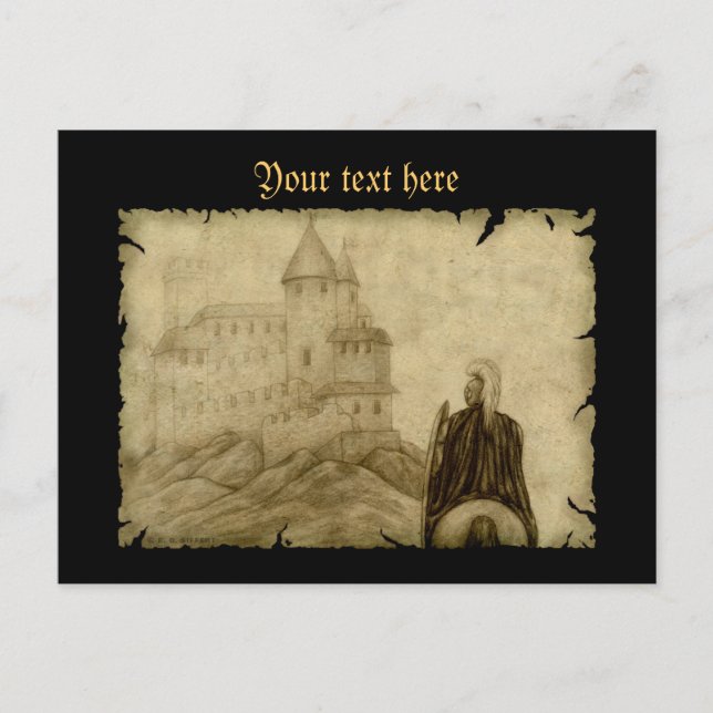 mittelalterlich postkarte (Vorderseite)