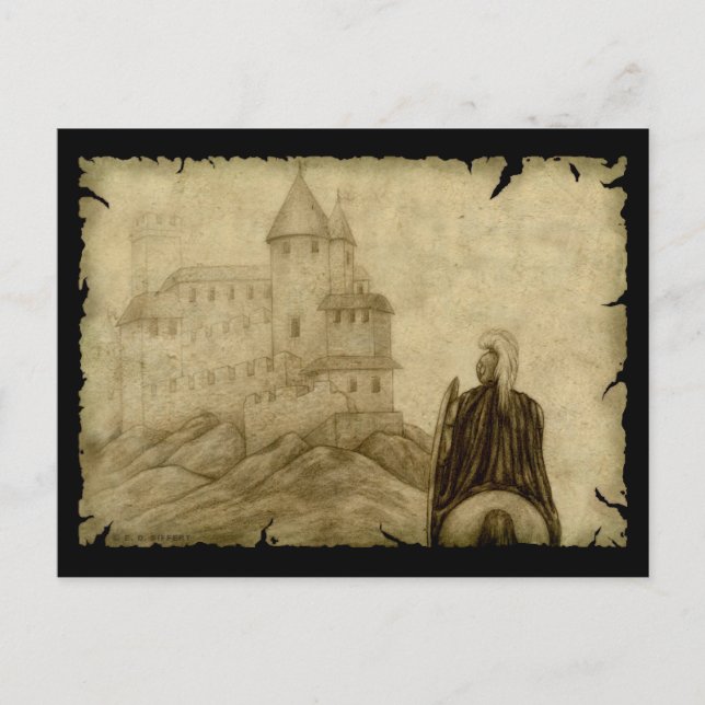 mittelalterlich postkarte (Vorderseite)