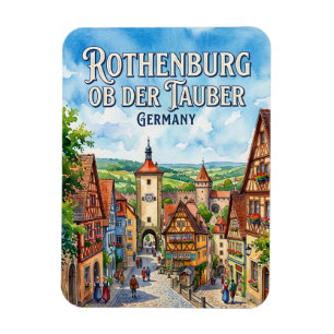 Mittelalterliche Altstadt, Rothenburg ob der Taube Magnet