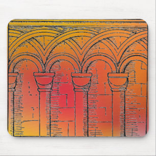 Mittelalterliche Architektur Mousepad