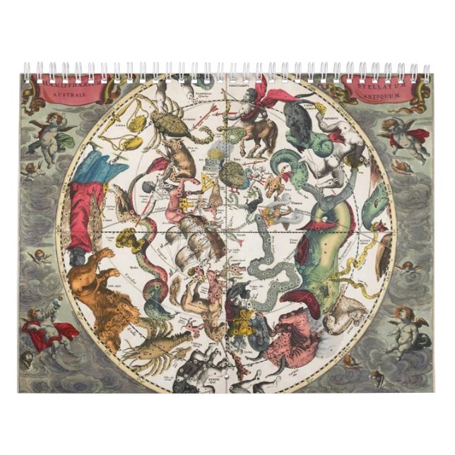 Mittelalterliche Astrologie und Astronomie Kalender (Titelbild)