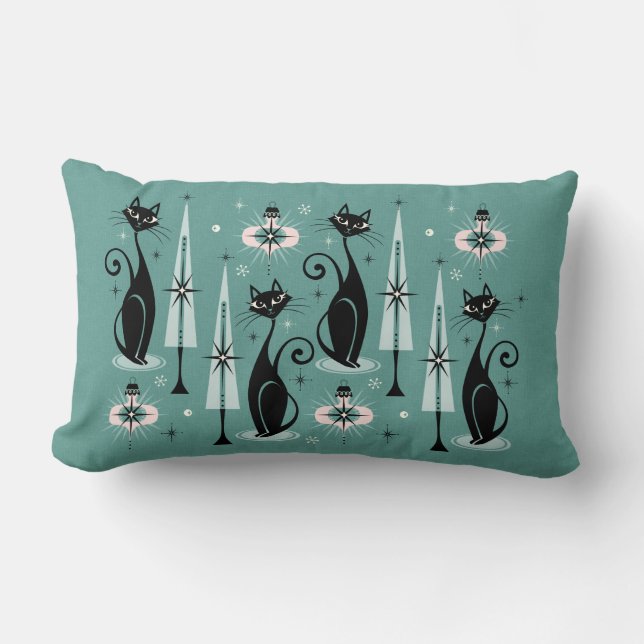 Mittelalterliche Atomkirche Weihnachten Lendenkissen (Vorderseite)