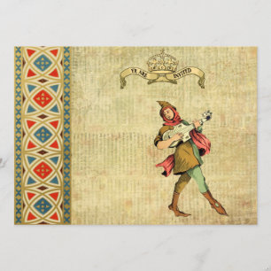 Mittelalterliche Barden-Hochzeit lädt ein Einladung